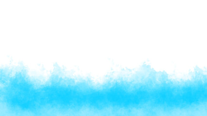 Abstract blue flames dancing on a black background