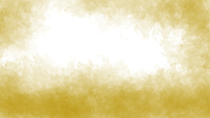 Abstract dark and golden textured background with blurred smoky edges