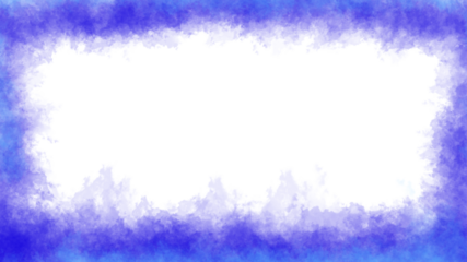 Abstract blue and black smoke textured border with a dark center