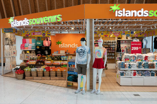 Products and mannequins at Island Souvenirs Cebu store