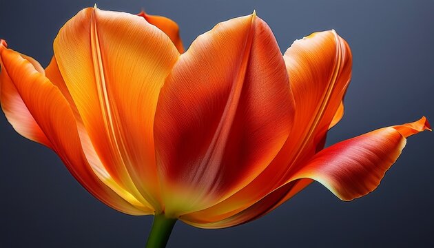 Tulipan Naranja Flor