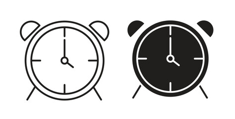 Clock icons pack. icon for web design isolated on white background