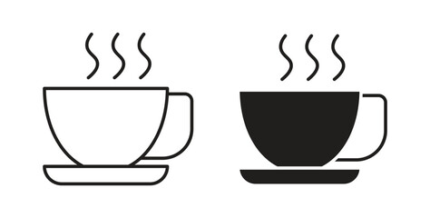Coffee icons pack. icon for web design isolated on white background