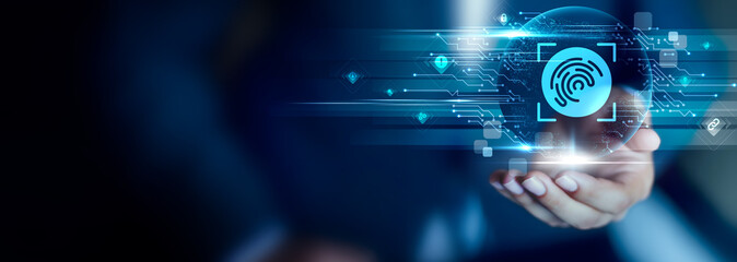 Digital Forensics concept, Businessman hold Digital Forensics icon. evidence analysis, data recovery, cyber investigation, threat detection, secure reporting, case validation