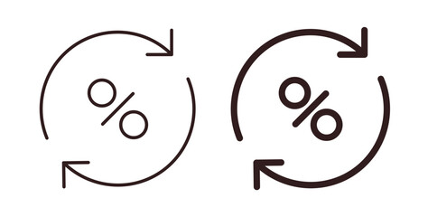 Exchange rate icons pack. icon for web design isolated on white background