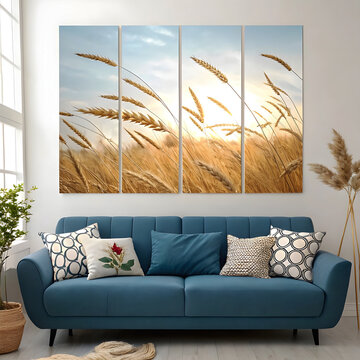 modern living room with sofa beckground