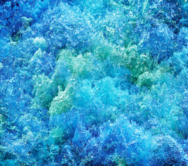 river rapids closeup of splashing water abstract