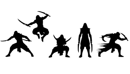 Anti-Mage Dota 2 Silhouette Vector
