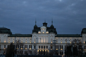 the building of the city of the old town