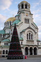 christmas decoration in Sofia, Bulgaria