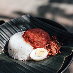 traditional Malaysia nasi lemak, Malaysia food