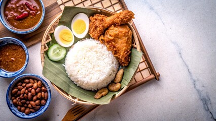 traditional Malaysia nasi lemak, Malaysia food