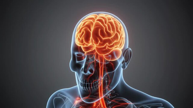 3D Animation of the Human Brain and Nervous System