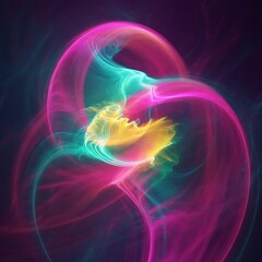 Abstract blurred gradient background in bright colors. Colorful smooth illustration