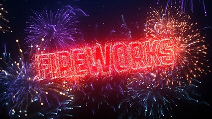 Exploding Fireworks Titles