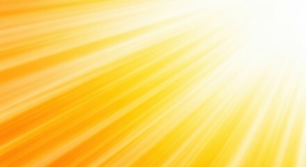 Golden sun rays streaming through a bright sky