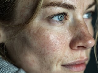 Fototapeta premium Close-up of a woman's face