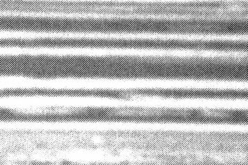 Macro halftone of soft horizontal cloud bands and haze, streaked sky layers rendered in black ink on a transparent background.