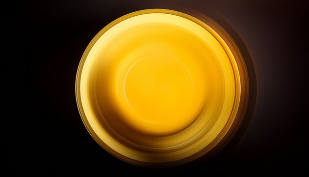 Yellow Circle Blurred Shadow Element