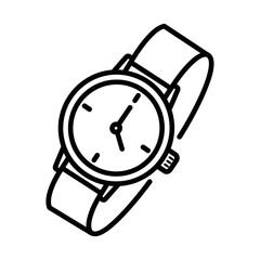 wristwatch vector illustration
