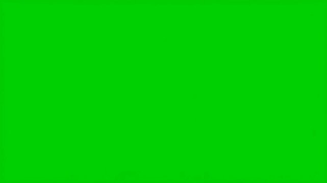 Powerful white and blue lightning bolt cracking down on green screen. Electric discharge strike for special effects compositing. Chromakey sfx vfx footage for video production.