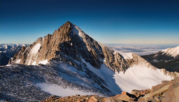 mount columbia in colorado jagged summit with panoramic sawatch range views