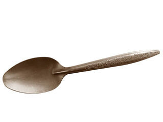 “Elegant silver metal spoon”