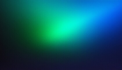 Grainy Green Blue Gradient Background Glowing Light Noise Texture Effect Header Dark Banner Backdrop Design