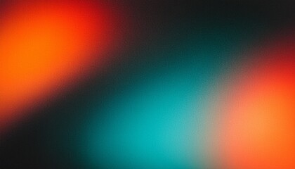 Dark Grainy Gradient Background Teal Orange Light Blue Black Red Noise Texture Banner Backdrop Glowing Colors Poster Design