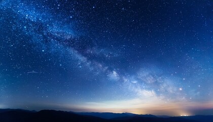 Beautiful Background Of The Night Sky With Stars