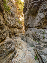 Fototapeta premium Mountain landscape: Imbros gorge. Crete, Greece