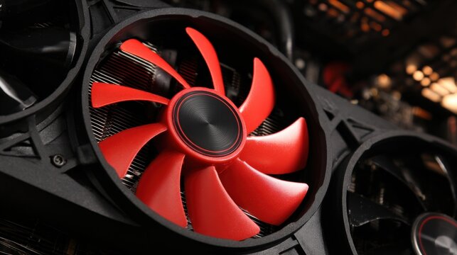 Detailed view of thermal paste application on a mining rigs hardware focusing on improving heat dissipation for efficient cryptocurrency mining operations