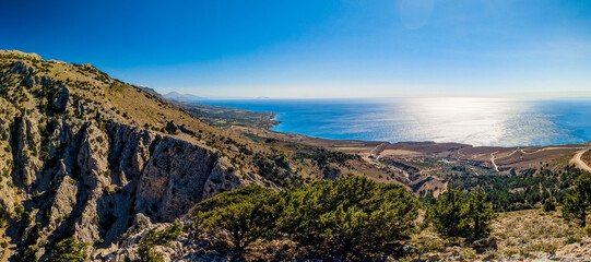 Obraz premium Mountain landscape: Imbros gorge. Crete, Greece