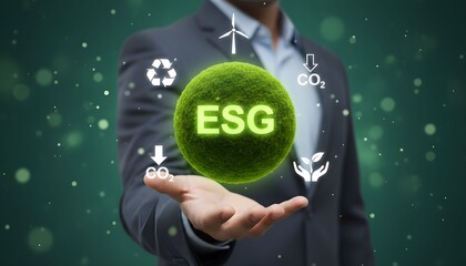 Businessman pressing a virtual screen button with a global network connection concept on the world map