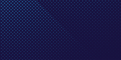 Abstract blue wavy halftone background. Dot pop art sport style vector simple design