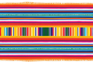 Mexican serape patternsstic isolated