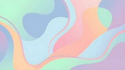 Abstract Pastel Liquid Background