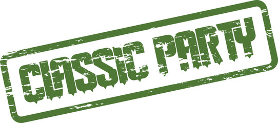 Classic Party Event Stamp for Joyful Celebrations and Fun Gatherings