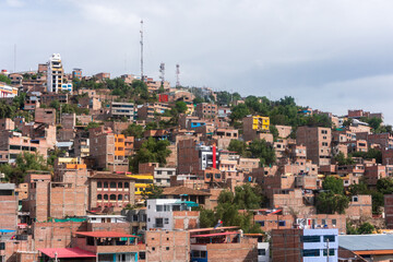 view of the city of barcelona spain
