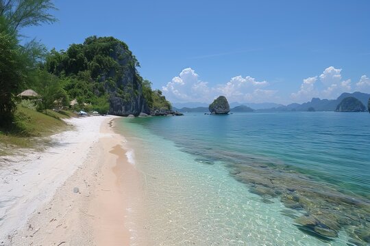 Stunning scenic vista of koh mook island in trang province, southern thailand s tropical paradise