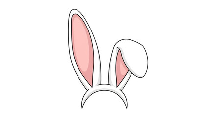 Cute bunny ears headband for Easter and spring celebrations