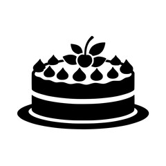 birthday cake vector illustration 