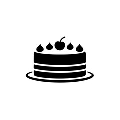 birthday cake vector illustration 