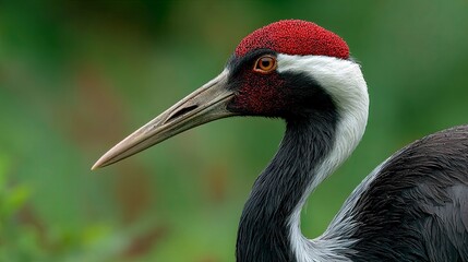 Naklejka premium Fathor standing tall with green grass background