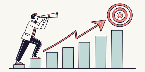 business people working, with office supplies around