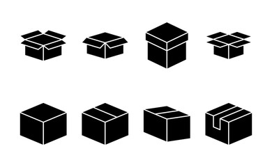 Box icon vector. box sign and symbol, parcel, package