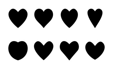 Love icon vector. Heart sign and symbol. Like icon vector.