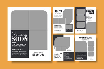 Real Estate Instagram Templates | Modern Property Listing Social Media Pack