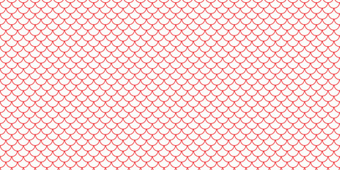 simple red fish scale pattern for banner poster background. © kowsar
