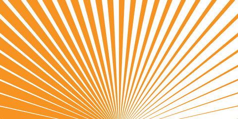 simple orange big to small sunrise line pattern for banner poster background.